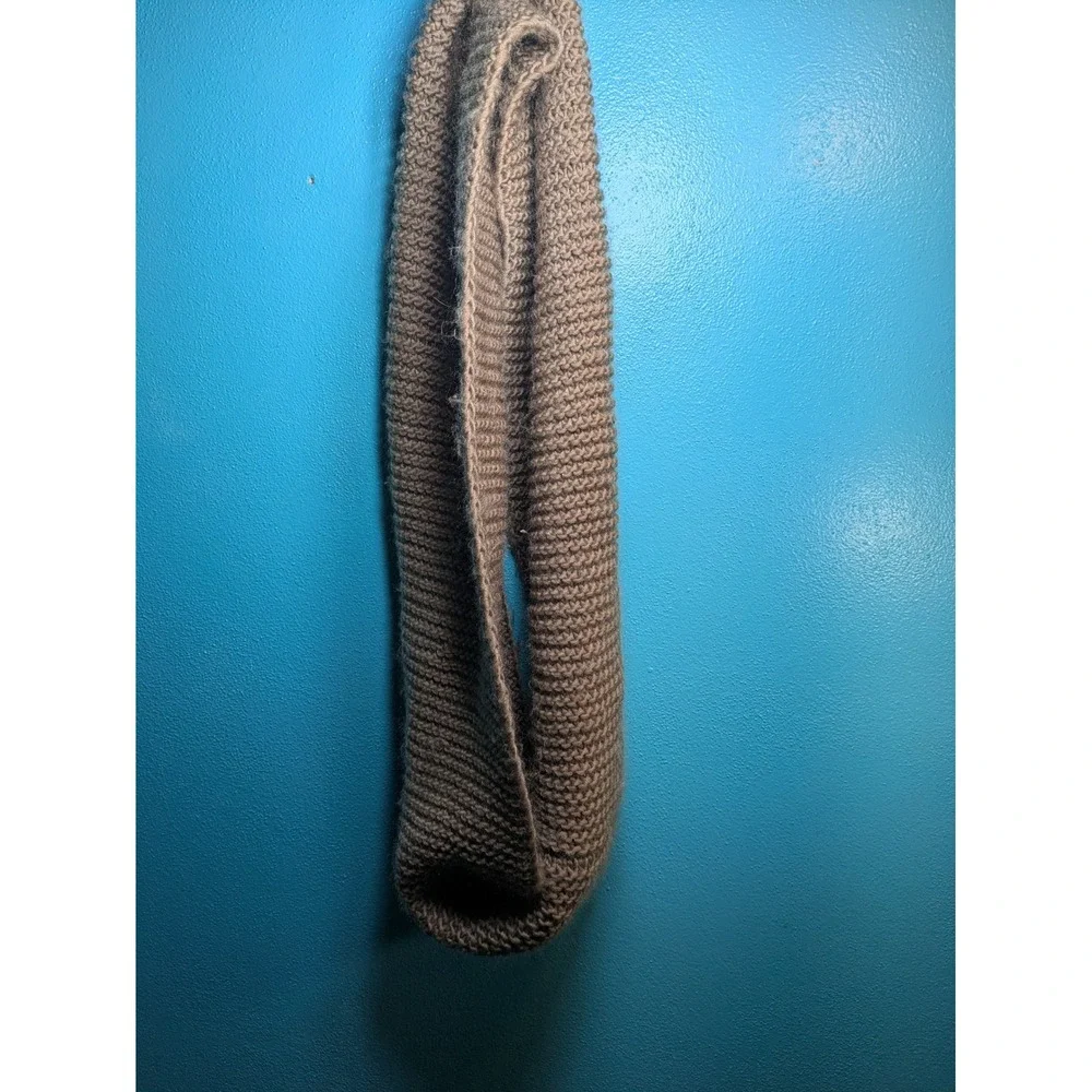 Five Below Taupe Brown Knit Infinity Scarf Circle Neck Warmer One Size